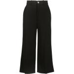 Pantalones chinos negros de viscosa rebajados informales Gucci talla XS para mujer 