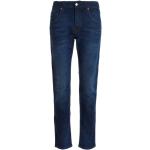 Jeans stretch azules de algodón vintage con logo Gucci para mujer 