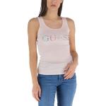 Camisetas rosas de algodón de tirantes  Guess talla XS para mujer 
