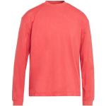 Camisetas de algodón de cuello redondo rebajadas manga larga con cuello redondo con logo Guess talla XL para hombre 
