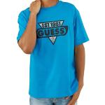 Camisetas deportivas azules Guess talla M para hombre 