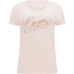 Camisetas rosas informales Guess talla S para mujer 