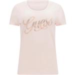 Camisetas rosas informales Guess talla XS para mujer 