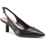 Zapatos negros de cuero rebajados con tacón de 5 a 7cm Guess talla 39 para mujer 