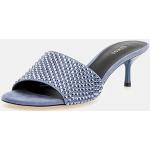 Sandalias azules de goma de tacón con tacón de aguja Guess talla 39 para mujer 