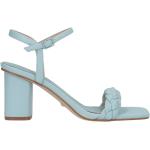 Sandalias azules de cuero de tiras con tacón de 7 a 9cm Guess talla 39 para mujer 