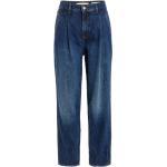 Jeans azules de denim de cintura alta rebajados Loose Guess Jeans para mujer 