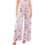 Pantalones estampados multicolor de satén rebajados cachemira Guess By Marciano talla XL para mujer 