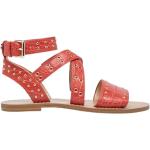 Sandalias planas rojas rebajadas con tacón hasta 3cm Guess talla 36 para mujer 