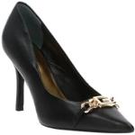 Zapatos negros de cuero de tacón con tacón más de 9cm Guess talla 39 para mujer 