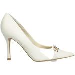Zapatos blancos de cuero de tacón con tacón más de 9cm Guess talla 36 para mujer 