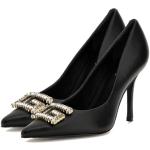 Zapatos negros de cuero de tacón rebajados con tacón más de 9cm Guess talla 36 para mujer 