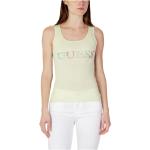 Camisetas verdes de algodón de algodón  de primavera sin mangas Guess talla M para mujer 