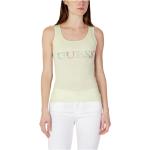 Camisetas verdes de algodón de algodón  de primavera sin mangas Guess talla S para mujer 