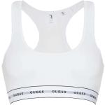 Camisetas blancas de algodón de fitness rebajadas Guess talla XS para mujer 