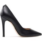 Zapatos negros de cuero de tacón con tacón de aguja con botones Guess talla 39 para mujer 