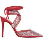 Zapatos rojos de ante de tacón con cordones Guess talla 39 para mujer 