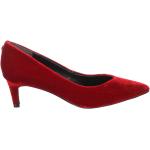 Calzado de calle rojo de terciopelo rebajado con tacón de 5 a 7cm Guess talla 35 para mujer 