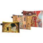 LOQI GUSTAV KLIMT Klimt Recycled Zip Pockets, Multicolor, Contemporáneo, multicolor, Contemporáneo