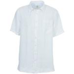 Camisas blancas de lino de lino  rebajadas Hackett Garment para hombre 