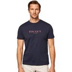 Camisetas azul marino de cuello redondo con cuello redondo con logo Hackett talla XS para hombre 