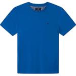 Camisetas azules de manga corta tallas grandes con logo Hackett talla 3XL para hombre 