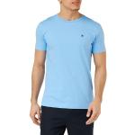 Camisetas azules de algodón de manga corta tallas grandes manga corta con logo Hackett con bordado talla 3XL para hombre 