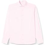 Camisas entalladas rosas informales con logo Hackett talla L para hombre 