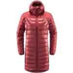 Abrigos rojos con capucha  rebajados impermeables Haglöfs talla M para mujer 