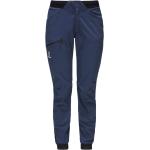 Pantalones azules de poliamida de trekking Haglöfs talla M para mujer 