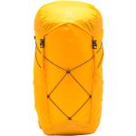 Mochilas amarillas de trekking rebajadas con sistema de hidratación acolchadas Haglöfs para mujer 