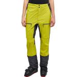 Pantalones amarillos de poliester de montaña transpirables Haglöfs talla S para mujer 