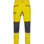 Pantalones ajustados amarillos rebajados Haglöfs talla XXL para hombre 