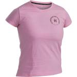 Camisetas rosas de poliester de algodón  talla S para mujer 