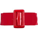 Cinturones elásticos rojos de poliester talla XL para mujer 