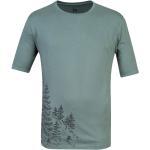 Camisetas deportivas orgánicas verdes de algodón rebajadas manga corta talla S de materiales sostenibles para hombre 