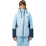 Chaquetas azules de esquí rebajadas de primavera con cuello alto impermeables con capucha asimétrico talla M para mujer 
