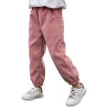 Pantalones casual infantiles rosas de pana informales Happy Cherry 11 años para niña 