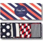 Happy Socks Stripe Gift Box Calcetines, Multicolor (Multicolour 600), 7/10 (Talla del Fabricante: 41-46) (Pack de 4) para Hombre