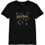 Camisetas negras de manga corta infantiles Harry Potter Harry James Potter con logo 10 años 