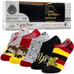 Calcetines cortos grises de poliester Harry Potter Harry James Potter de verano Talla Única para mujer 