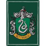 Harry Potter - Cartel de estaño con Escudo de Slytherin