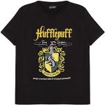 Harry Potter Cresta de Hufflepuff Camiseta de los Muchachos Negro 140