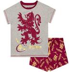Pijamas rojos de manga corta infantiles Harry Potter Harry James Potter para niña 