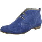 Zapatos azules de terciopelo con cordones formales Hassia talla 42 para mujer 