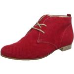 Zapatos rojos de terciopelo con cordones formales Hassia talla 40,5 para mujer 