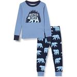 Hatley Little Blue House by Long Sleeve Appliqué Pyjama Set Juego de Pijama, Brother Bear, 8 Years para Niños
