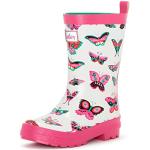 Hatley Rain Boots, Botas de Agua Chica, Blanco (Groovy Butterflies), 28 EU (11 US)