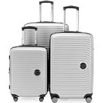 Set de maletas blancas de poliester con mango telescópico Hauptstadtkoffer 