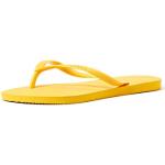 Calzado de verano amarillo de goma Havaianas Slim talla 36 para mujer 